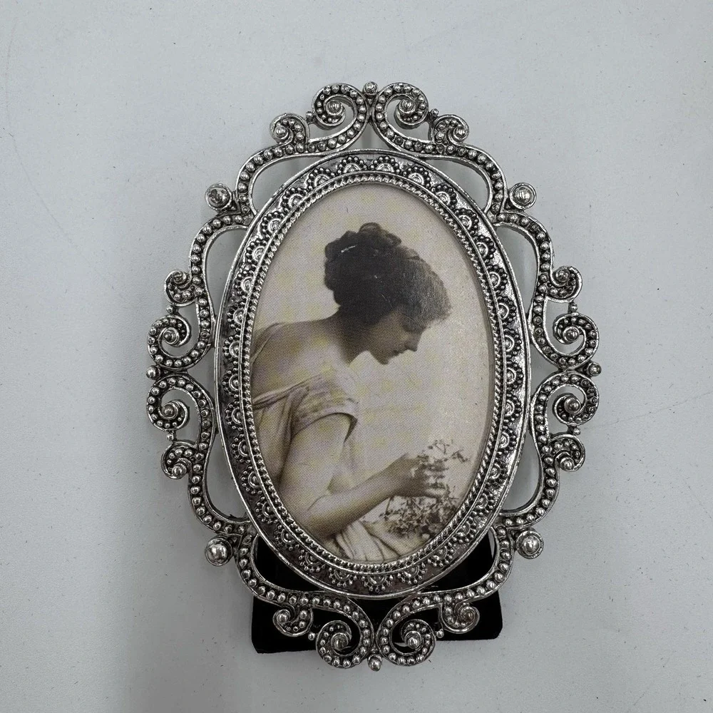Melannco Ornate Silver Tone Picture Frames Lot 6 Baroque Victorian Scrollwork